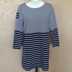 Vineyard Vines Navy White Stripe Dress M